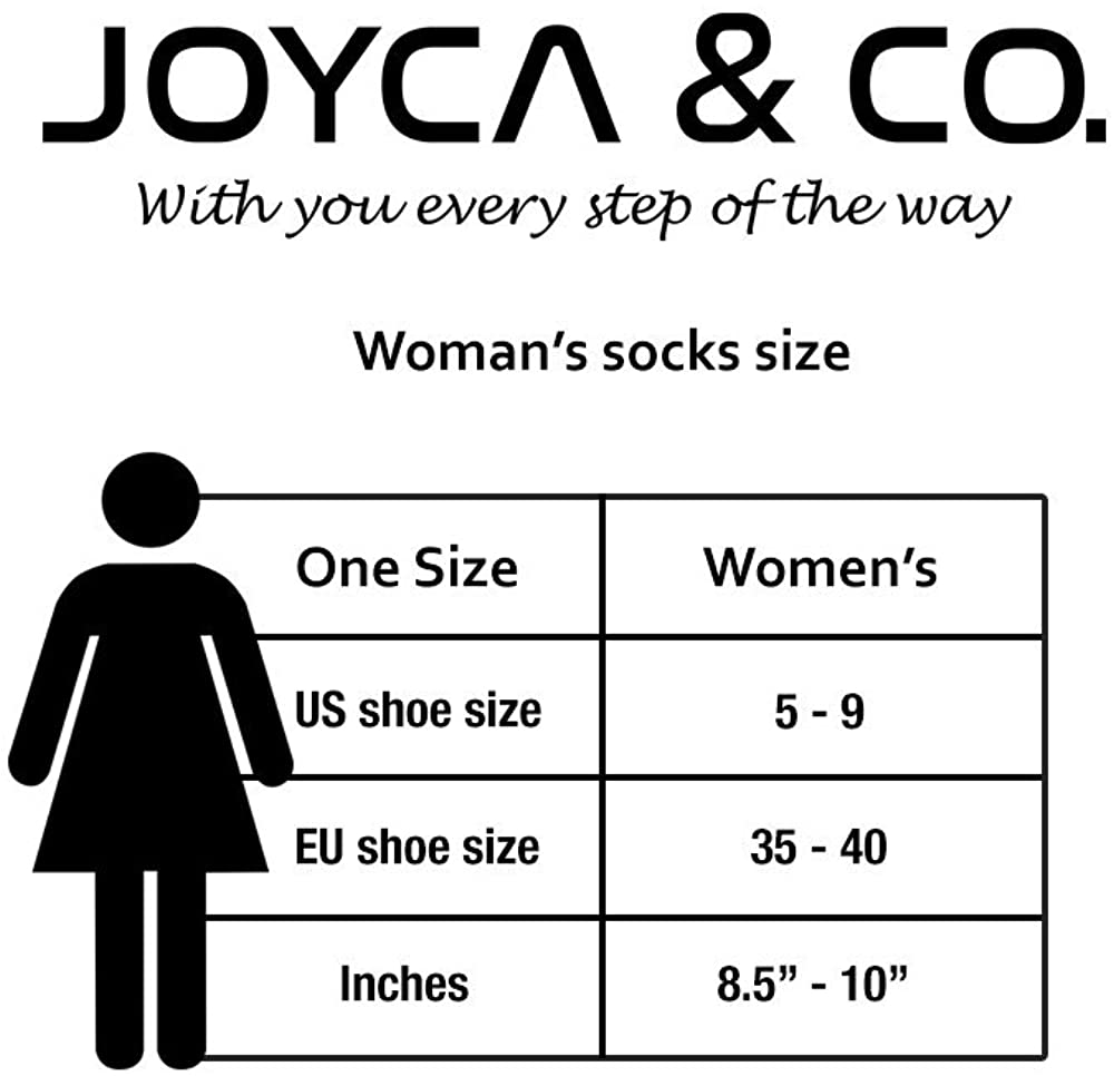 JOYCA & Co. 3-5 Pairs Womens Multicolor Fashion Warm Wool Cotton Thick Winter Crew Socks