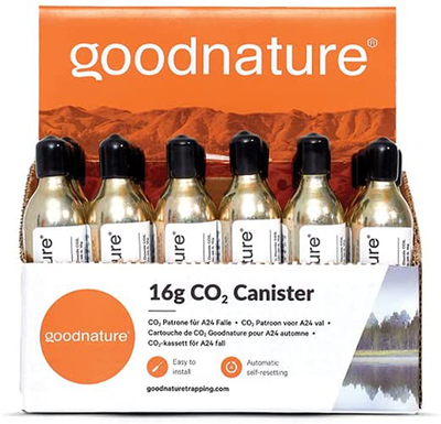 Goodnature CO2 Canister, Carbon Dioxide Canister for A24 Rat & Mouse Traps, Fits All A24 Traps, 16Gr Canister, 30-Pack
