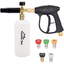 Twinkle Star Pressure Washer Gun Snow Foam Lance Cannon Foam Blaster, with Pressure Washer Nozzle Tip, Jet Wash Gun