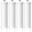 FRIZZLIFE FZ-2 Replacement Filter Cartridge for MP99, MK99, MS99 Under Sink Water Filter & MV99 RV Filter - Pack 4