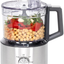 GE Food Processor | 12 Cup | Complete with 3 Feeding Tubes, Stainless Steel Mixing Blade & Shredding Disc | 3 Speed | Great for Shredded Cheese, Chicken & More | Kitchen Essentials | 550 Watts