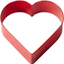 Wilton Red Metal Heart Cookie Cutter 3"