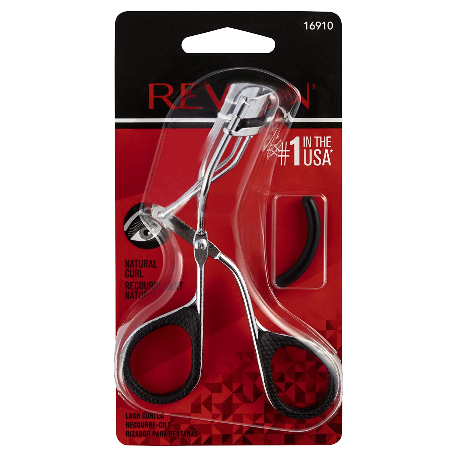 Eyelash Curler by Revlon, Precision Curl Control for All Eye Shapes, Lifts & Defines, Easy to Use (Pack of 1)