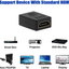 VCE HDMI Coupler HDMI Female to Female Connector 4K HDMI to HDMI Adapter, 2 Pack