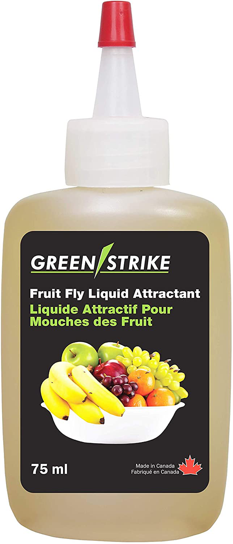 GreenStrike 10055 Refill Bottle for Fruit Fly Traps, Clear