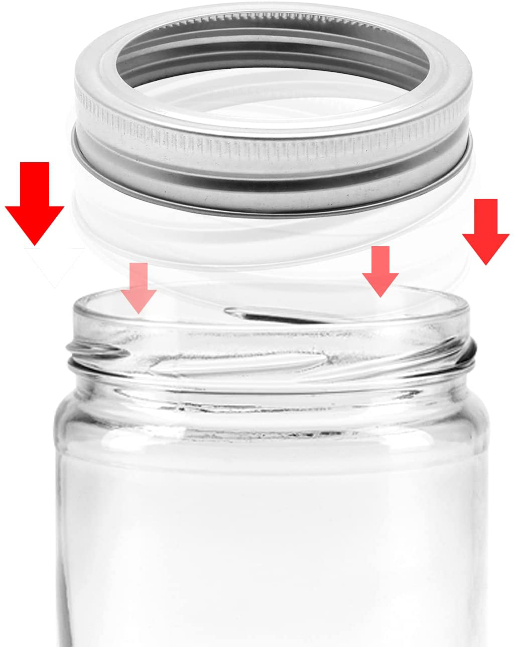 BokWin 30 Pieces Regular Mouth Canning Jar Replacement Ring, Tinplate Metal Screw Jar Bands Rings for Mason Jar, Ball Jar, Canning Jars