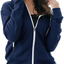 GIVON Womens Comfortable Long Sleeve Lightweight Zip-up Hoodie with Kanga Pocket(XS~4XL)