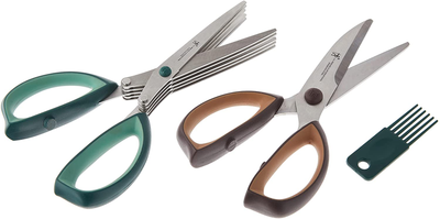 Henckels Kitchen Shears for Herbs, 2-pc, Dishwasher Safe, Heavy Duty, Stainless Steel, Take A Part Shears