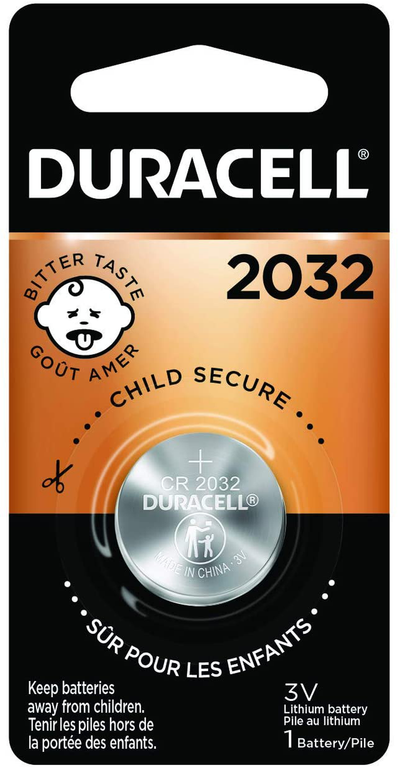 Duracell - 2032 3V Lithium Coin Battery - with Bitter Coating - 1 Count