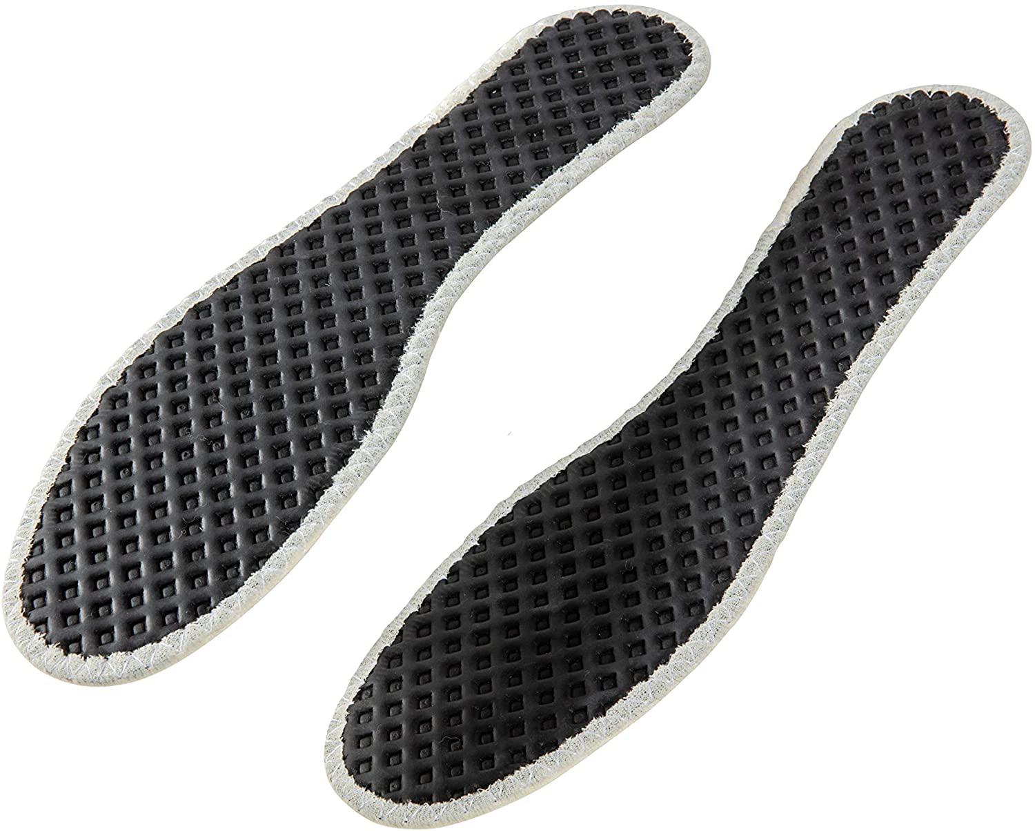 Wool Winter Insoles with Insulating Aluminum Layer and Activated Carbon for Boots Shoes, Insole Replacement for Man and Woman, Inner Soles for Winter, Shoe Inserts Accessories (Men/Us 9/42 EUR)