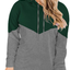 VISLILY Plus-Size hoodies for Women Color Block Pullover Sweatshirts