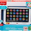 Fisher-Price Laugh & Learn Smart Stages Tablet, Blue, Musical Toy with Lights, Sounds and Learning Content for Infants and Toddlers