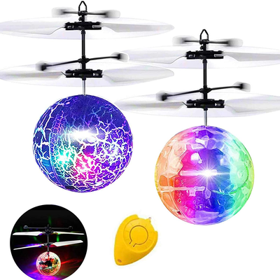 Flying Ball, 2 Pack Kids RC Toys Helicopter with Remote Controller Flying Toys Recharge Light Up Ball Mini Drones Holiday Christmas Stocking Stuffers for Kids Boys Xmas Gifts Indoor Outdoor Games