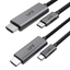 USB C to HDMI Cable for Home Office Compatible with MacBook Pro 2020/2019, MacBook Air/iPad Pro 2020, Surface Book 2, Galaxy S20 and More