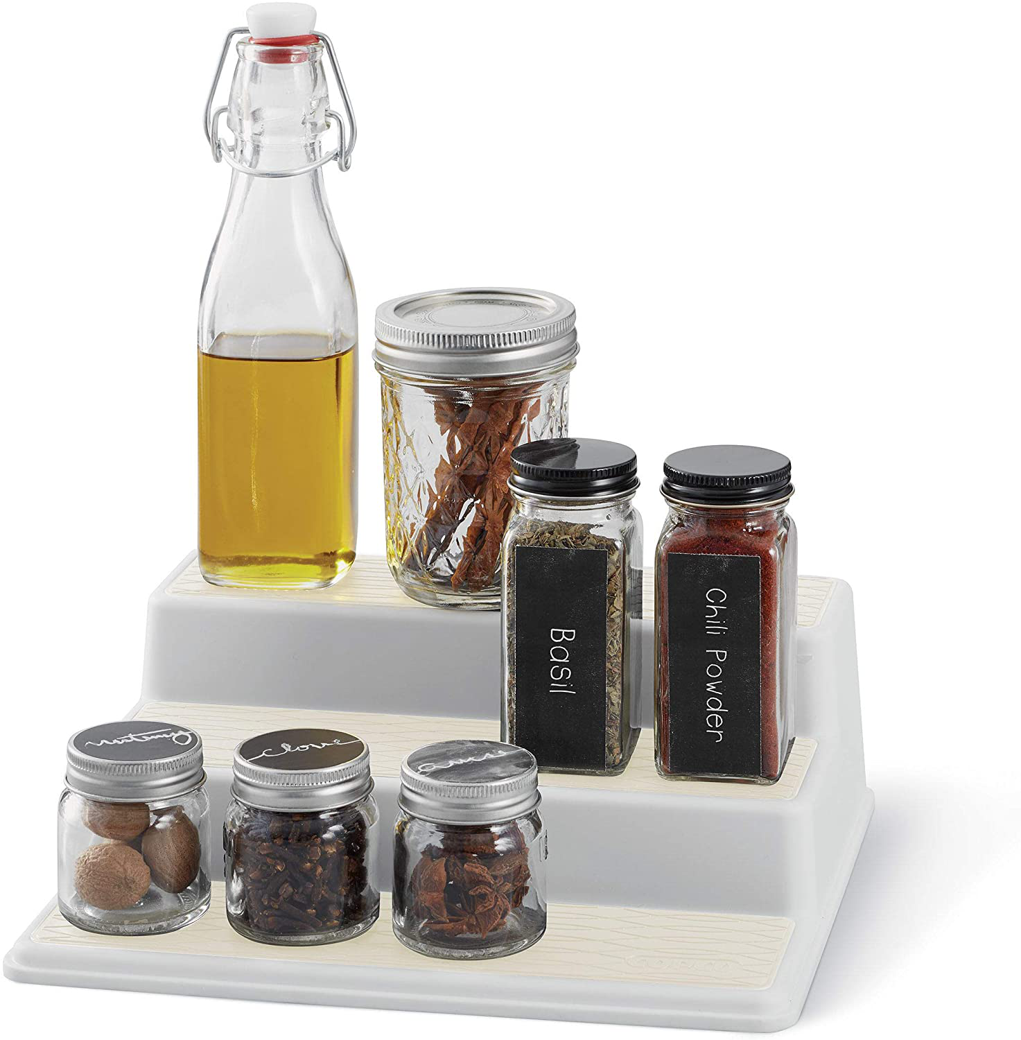 Copco Basics 3-Tier Spice Pantry Kitchen Cabinet Organizer
