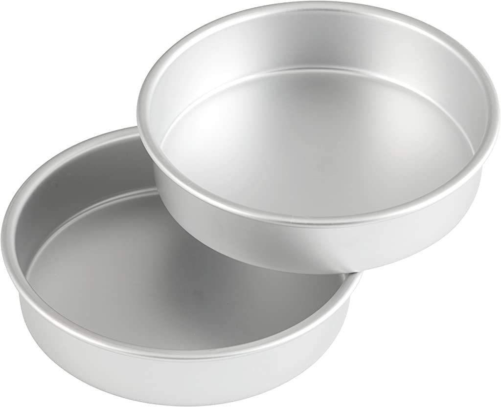 Wilton Aluminum 8-Inch round Cake Pan Set, 2-Piece