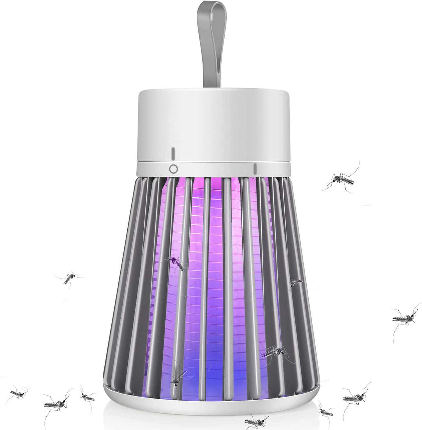 Bug Zapper Mosquito Zapper & Fly Zapper Portable Indoor Bug Zapper Camping Bug Zapper Fly Trap Electronic Fly Zapper Indoor Super-Fast Electric Trap Ideal for Fly Traps Indoors…
