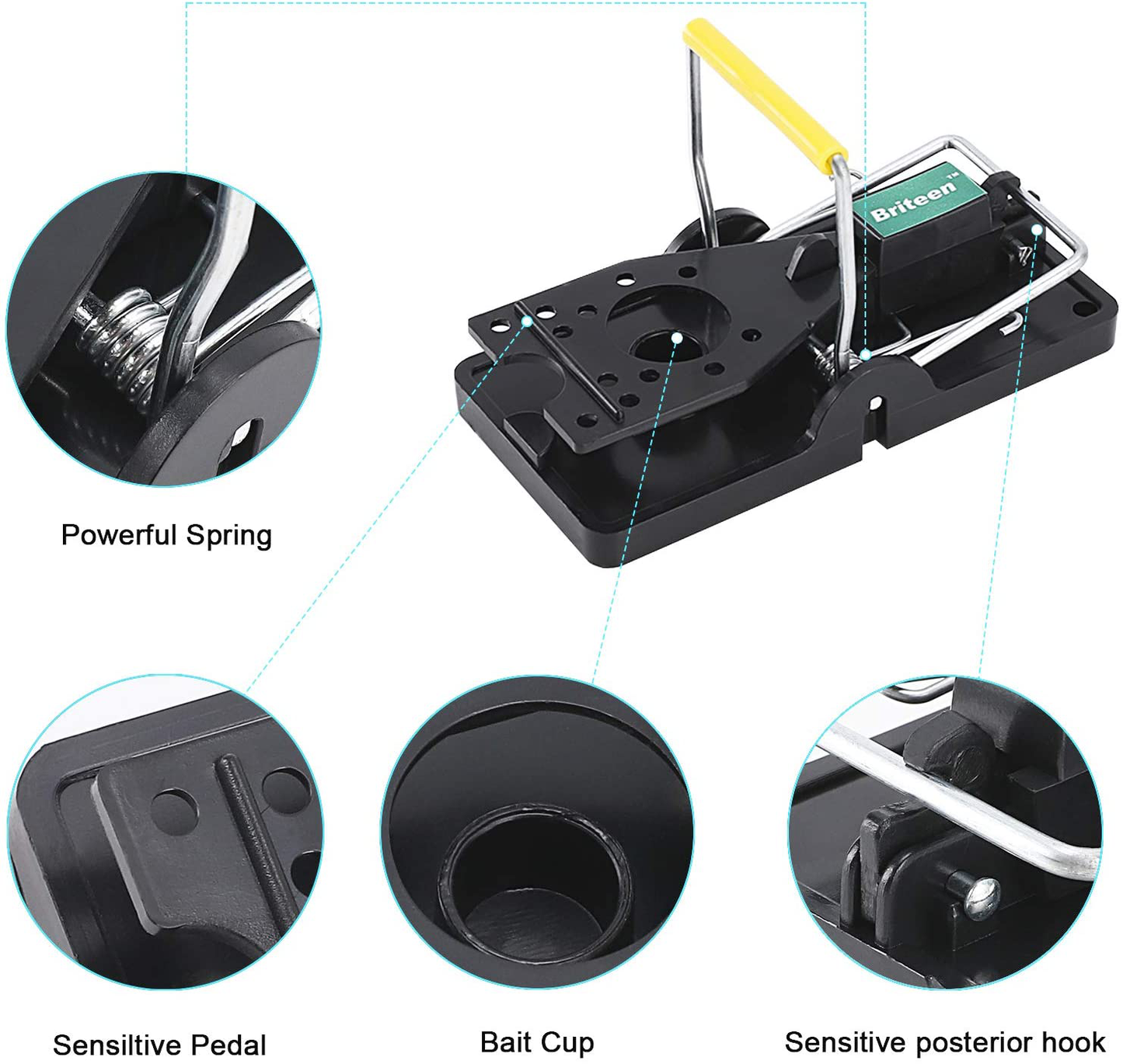 Mouse Trap Mice Trap That Work Human Power Mouse Killer Mouse Catcher Quick Effective Sanitary 6 Pack