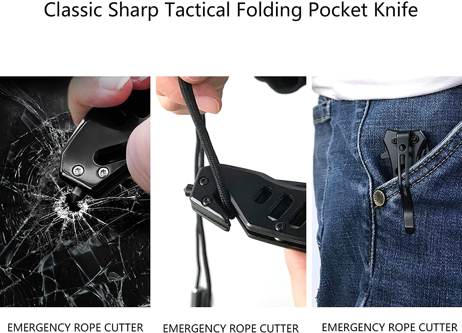 ALBATROSS EDC Cool Sharp Tactical Folding Pocket Knife,SpeedSafe Spring Assisted Opening Knifes with Liner Lock,Pocketclip,Glass Breaker,Seatbelt Cutter