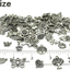 Wholesale Bulk Lots Jewelry Making Silver Charms Mixed Smooth Tibetan Silver Metal Charms Pendants DIY for Necklace Bracelet Jewelry Making and Crafting, JIALEEY 100 PCS