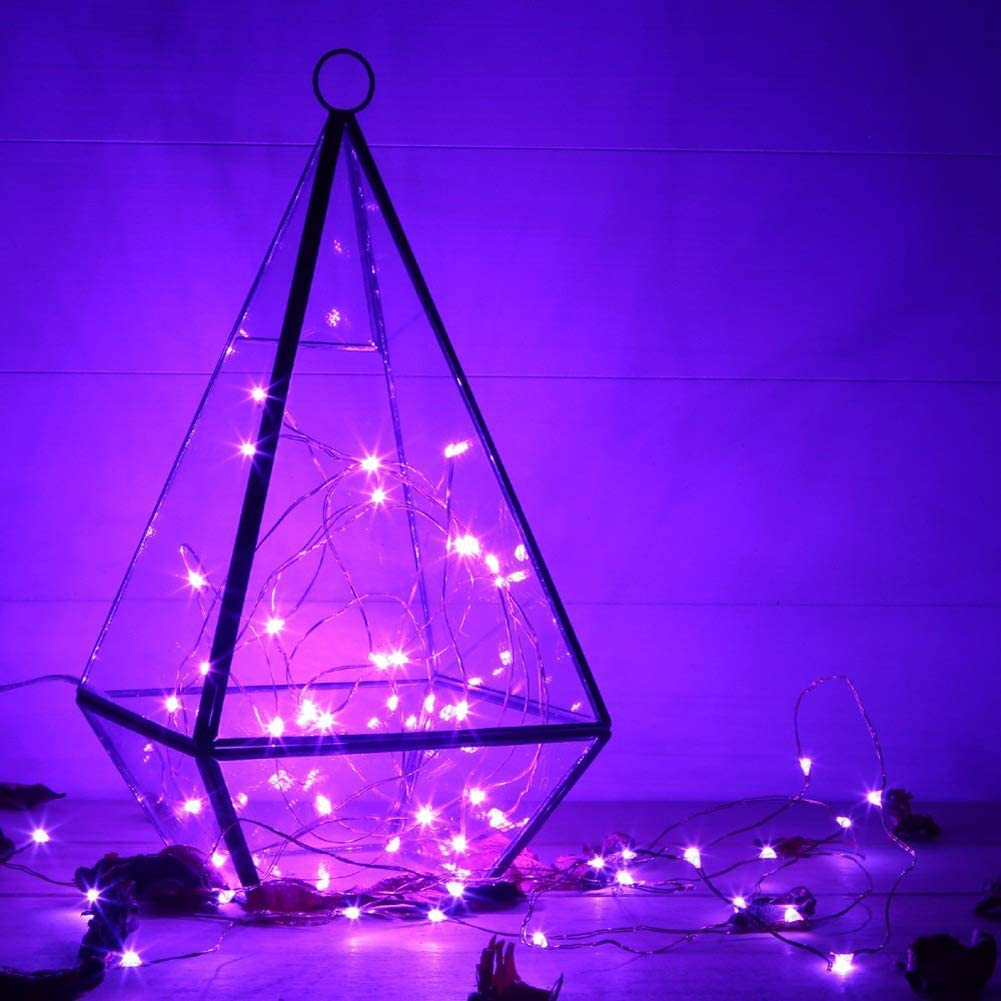 ANJALIA Patio Umbrella Lights Battery Operated 8 Modes 104 LED String Lights Waterproof Outdoor Lights for Patio Umbrellas Camping Tents