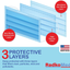 Disposable Face Masks, 3 Ply, Comfortable, Blue, Available in Multi-Packs, Qty 10-1,000 by Fastest Mask (100 Masks)