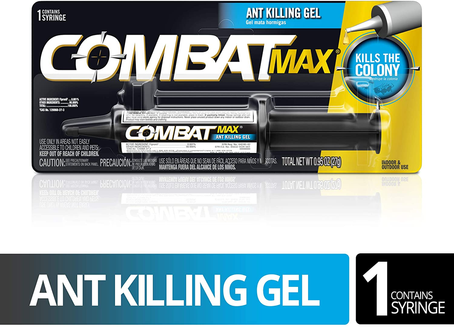 Combat 10023400973061 Indoor and Outdoor Ant Killing Gel, 27 Gram.