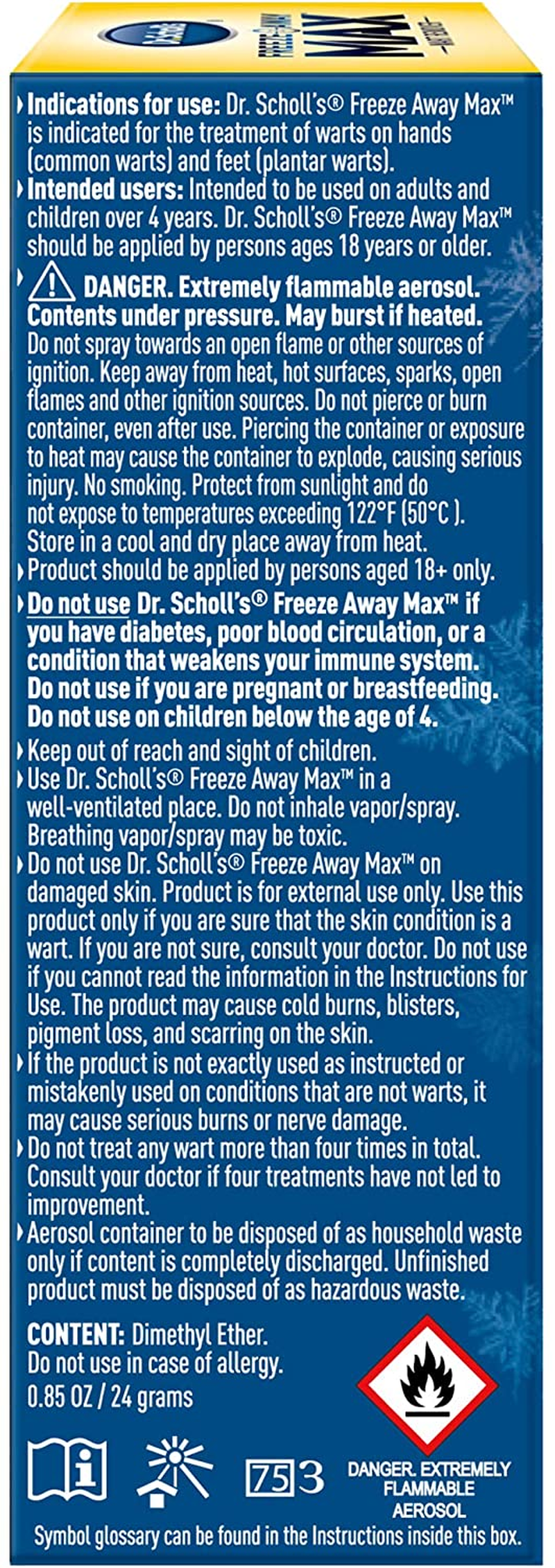 Dr. Scholl'S Freeze Away MAX Wart Remover 10 Applications, Safe to Use on Children 4+, Our Fastest Treatment Time