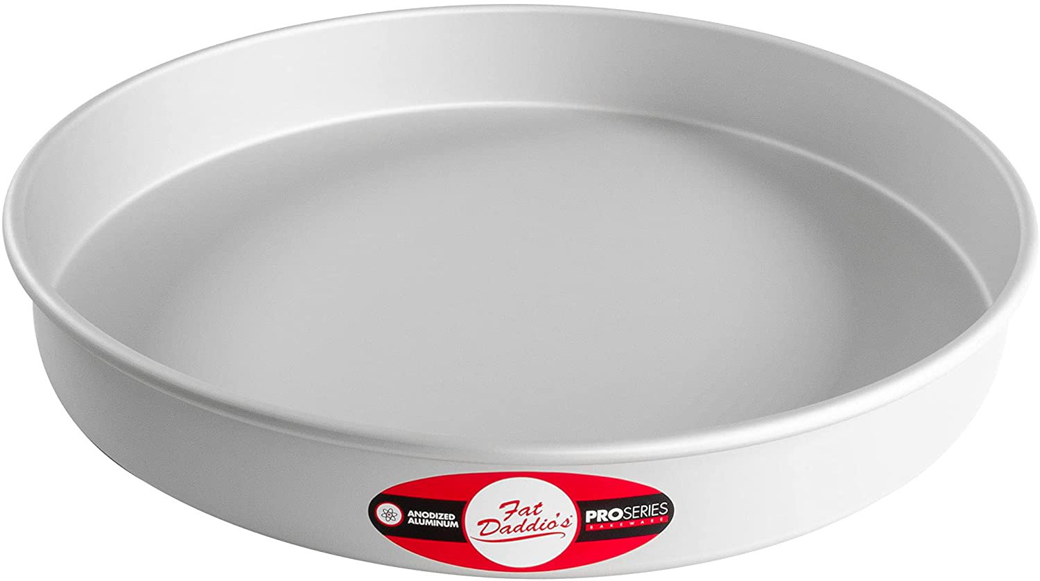 Fat Daddio's Round Cake Pan, 15 x 2 Inch, Silver