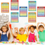 4 Sheets Sight Words Poster Extra Large Educational Posters and Word Families Posters Educational Chart Posters Classroom Posters and Learning Posters for Preschool, Classroom, Homeschool, Playroom