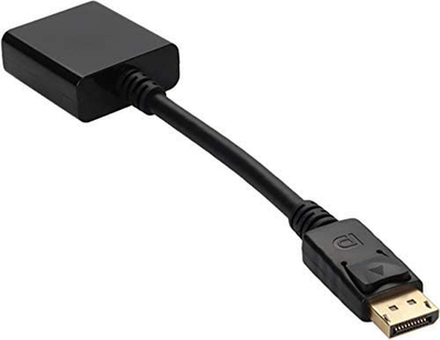 Addon Displayport Male to DVI-I Female Adapter Cable, 8In, Black (DISPLAYPORT2DVI)