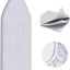 Ironing Board Cover and Pad for Extra Wide 18 x 49 Ironing Boards,Premium Heavy Duty 3-Layer Silicone Coated Cover with 2mm Foam and 4mm Felt,Resists Scorching and Staining (49”x18”,Size C)
