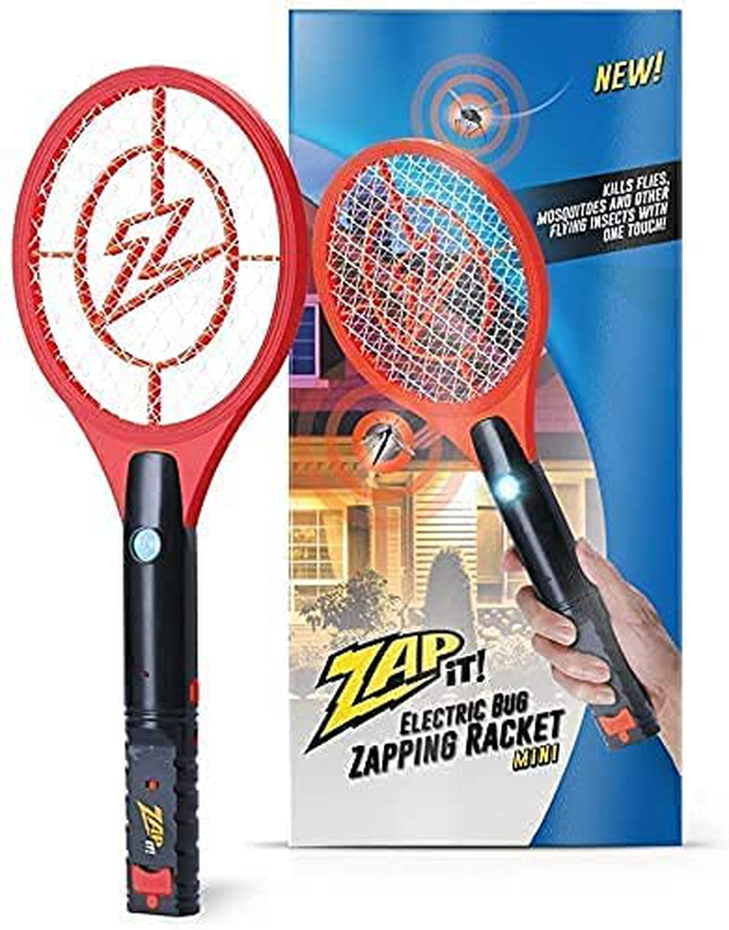 Zap It Bug Zapper Rechargeable Bug Zapper Racket, 4,000 Volt, USB Charging Cable