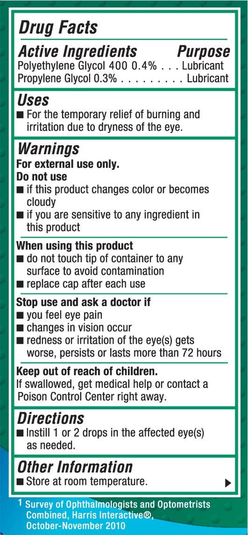 Systane Long Lasting Lubricant Eye Drops, 0.5 Fl Oz (Pack of 1)