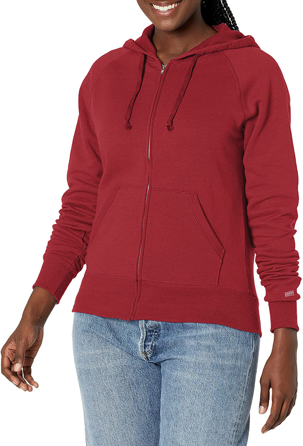 Soffe Women's Rugby Zip Hoodie