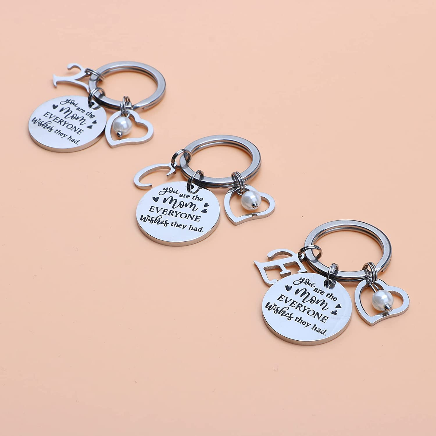 Gifts for Mom Birthday Key Chain Best Mom Thanksgiving Christmas Mother'S Day Key Ring from Daughter Son Jewelry