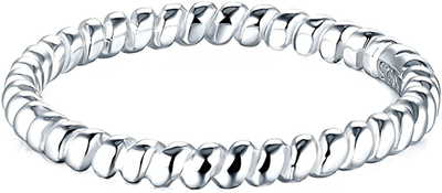 925 Sterling Silver Ring, BORUO Twisted Eternity Band Stackable Rings 2Mm Size 4-12