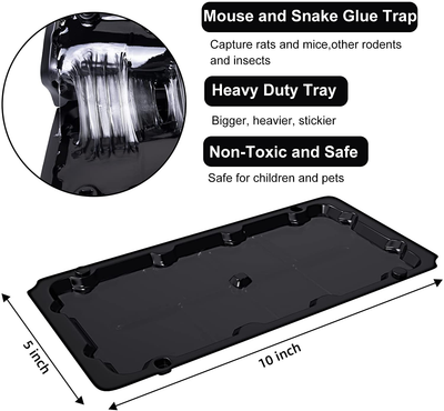 8 Pack Mouse Trap Rat Trap, Mouse Traps Indoor, Mice, Snake and Insect Glue Traps (Large Size)