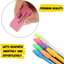 Mr. Pen- Pencil Erasers Set, 6Pc Pink Erasers and 60Pc Pencil Top Erasers, Pencil Eraser, Pencil Erasers Topper, Erasers for Pencils Top, Erasers for Kids, Pink Erasers, Cap Erasers, Eraser Tops