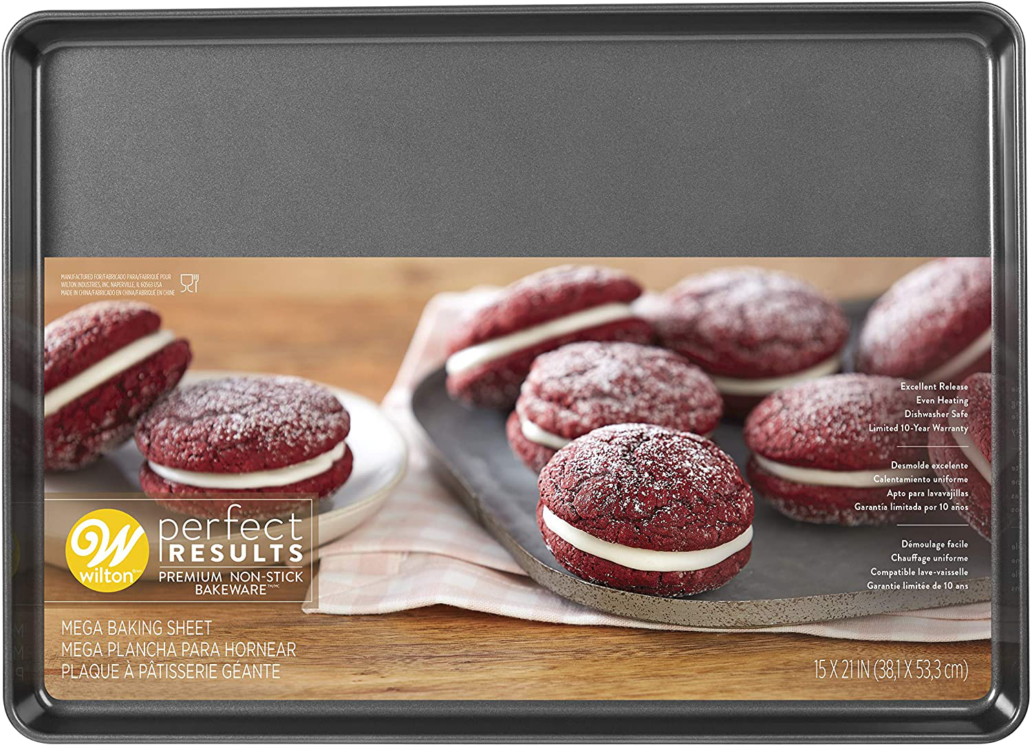 Wilton Perfect Results Premium Mega Non-Stick Pan, 21 X 15-Inch Baking Pan