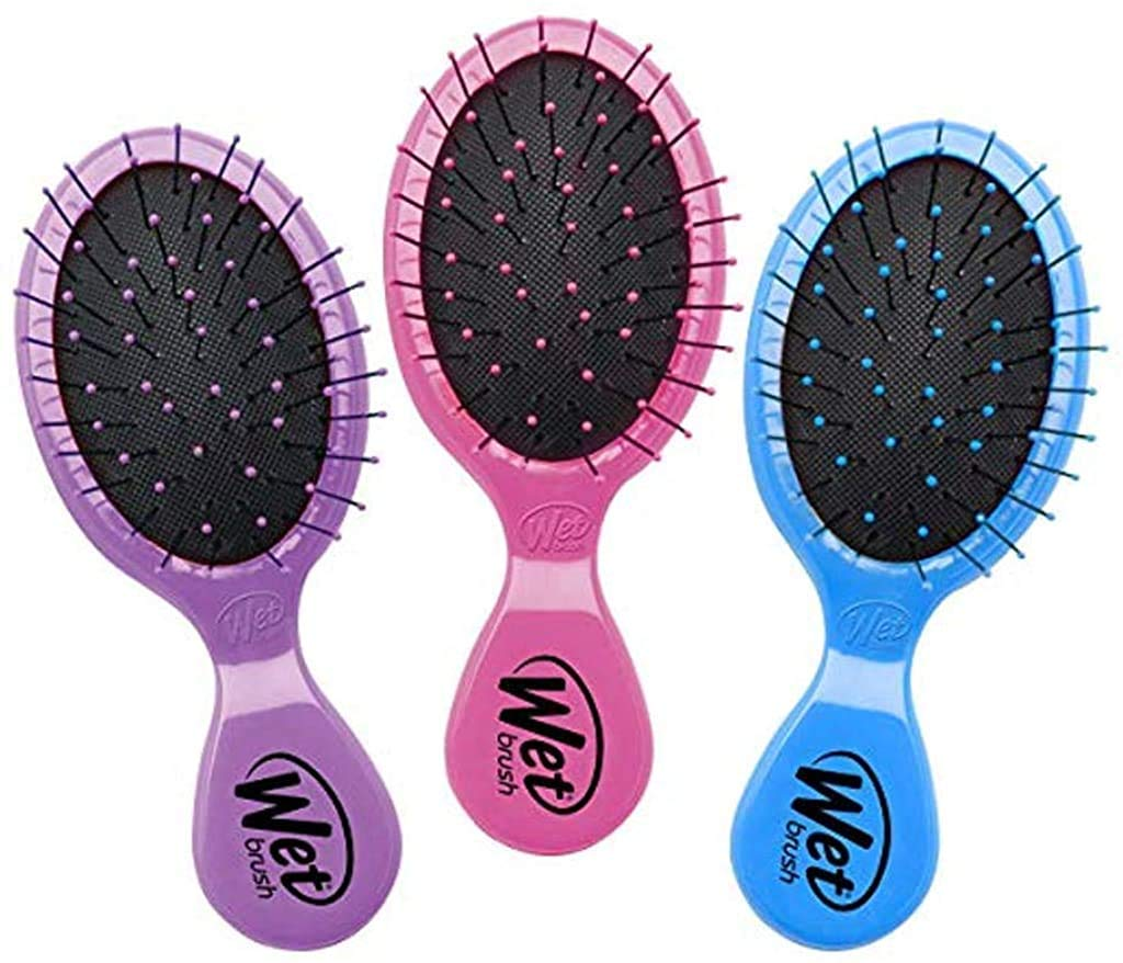 Wet Brush Squirt Detangler Hair Brushes - Llama Happy Hair - Mini Detangling Brush with Ultra-Soft Intelliflex Bristles Glide through Tangles with Ease - Pain-Free Comb for All Hair Types