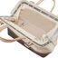 Klein Tools 5102-12 Heavy Duty Natural Canvas Tool Bag, Tool Tote, Multi-Purpose Bag with Wide Hinged Opening and Leather Handles, 12-Inch
