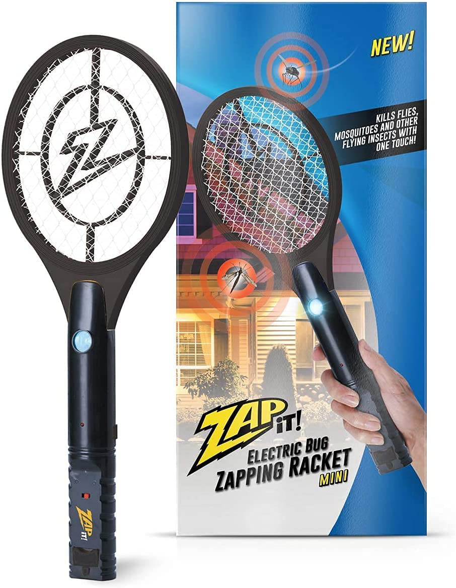 Zap It Bug Zapper Rechargeable Bug Zapper Racket, 4,000 Volt, USB Charging Cable