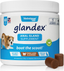 Glandex Anal Gland Soft Chew Treats with Pumpkin for Dogs 60ct Chews with Digestive Enzymes, Probiotics Fiber Supplement for Dogs