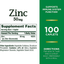 Nature S Bounty Zinc, Immune Support, 50 Mg, Caplets, 100 Ct