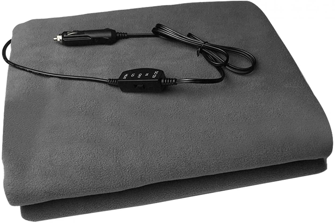 Electric Blanket 57" X 39" Super Soft Heated Blanket Machine Washable Car Heating Blanket Artificial Fleece Electric Blanket Throw with 2 Heating Settings for Home Office Camping Travel Use