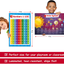 26 Set of 50 Educational Posters for Kids - Multiplication Chart, Periodic Table, USA, World Map, Sight Words, Word Families, Homeschool Supplies, Classroom Decorations - Laminated & Flat, 17x11
