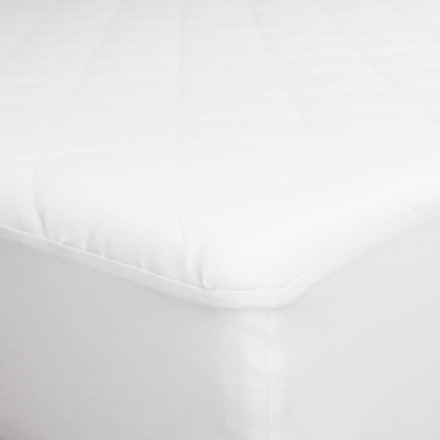 Furinno Angeland Quilted Mattress Pad, Full, White