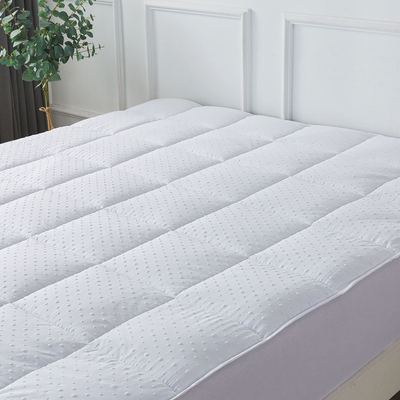 Mattress Pad Pillow Top Mattress Cover Quilted Fitted Mattress Protector 6-24" Deep Pocket Cooling Mattress Topper(Twin Size)