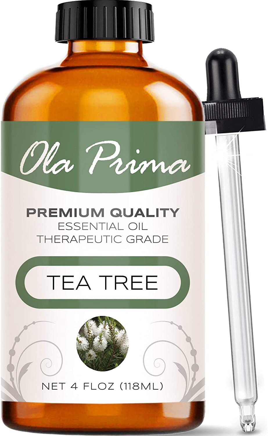 Ola Prima 16Oz - Premium Quality Peppermint Essential Oil (16 Ounce Bottle) Therapeutic Grade Peppermint Oil